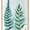 Acuarela naturaleza plantas verdes