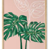 Hojas de monstera deliciosa